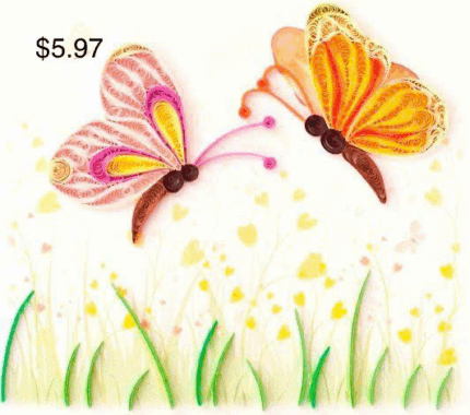 butterfly card